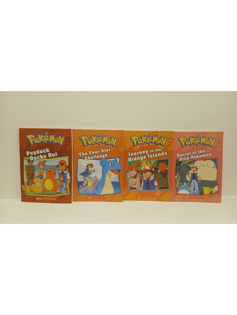 Pokémon Scholastic 8 Book Lot Pikachu Ash Charizard Chapter Pokemon Collectible